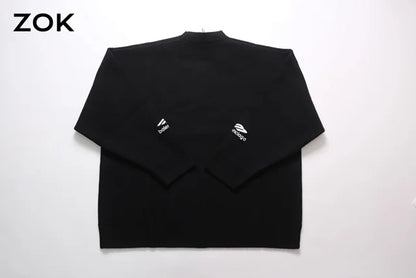 zok/ 발렌시아가 남성 니트 스키 스웨터