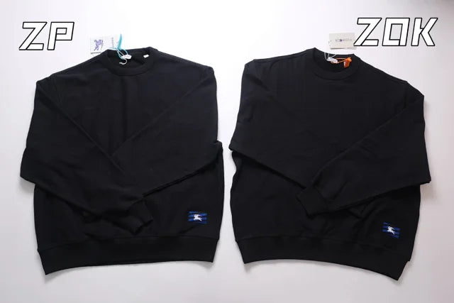 zok/버버리 남성 두꺼운 맨투맨
