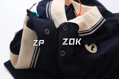 ZOK / 구찌 카라티 , 네이비 SS24 폴로티셔츠