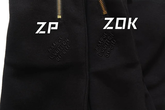 ZOK / 루이비통 반바지 , v자수 니트 숏팬츠 페이동 시리즈 진주 지퍼
