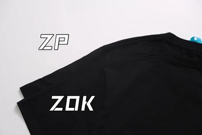 ZOK / 로에베 반팔티 ,  가슴 자수 반팔