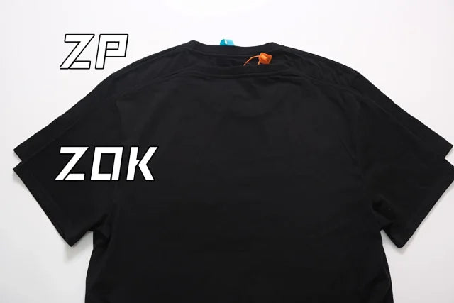 ZOK / 로에베 반팔티 ,  가슴 자수 반팔