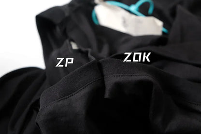 ZOK / 펜디 반팔티 , 작은 몬스터 자수 로고 반팔