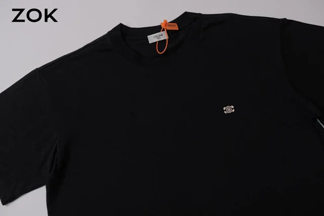 ZOK / 셀린느 반팔티 ,  CEL 개선문 클래식 자수 로고 티셔츠