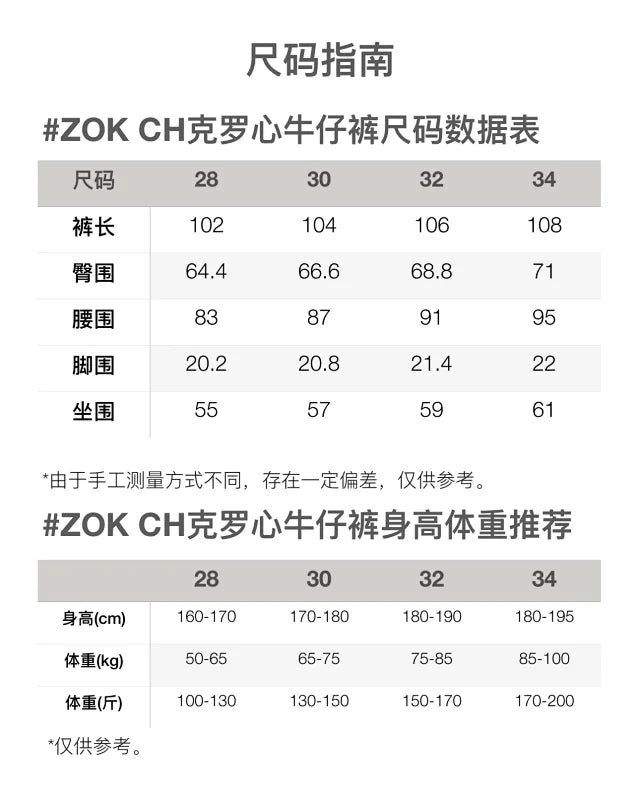 zok/ 크롬하츠 남성 회색 데님 팬츠