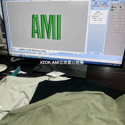 ZOK / 아미 반팔티 , AMISS24 입체하트