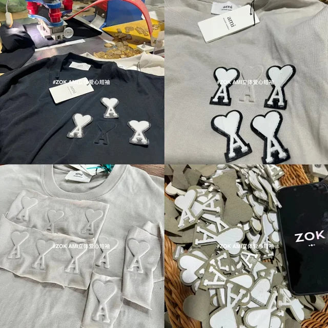 ZOK / 아미 반팔티 , AMISS24 입체하트