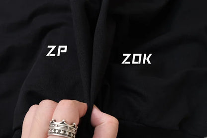zok/발렌시아가 남성 오버핏 지퍼 후드