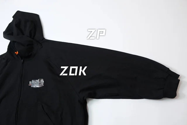 zok/발렌시아가 남성 오버핏 지퍼 후드