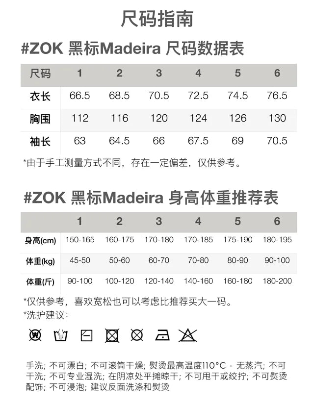 ZOK / 몽*레어 MADEIRA 마데이라 남성 숏 다운 패딩