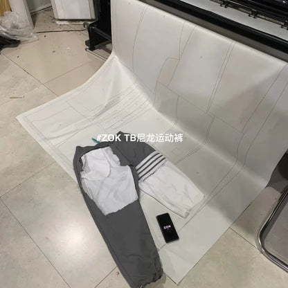 zok / 톰브라운 그레이 스트라이프 트레이닝팬츠