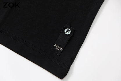 ZOK / 펜디 반팔티 , 작은 몬스터 자수 로고 반팔
