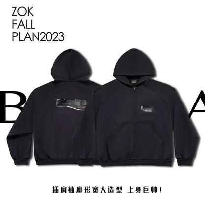 zok/ 발렌시아가 남성 오버핏 후드