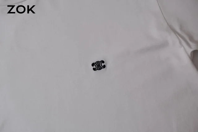 ZOK / 셀린느 반팔티 ,  CEL 개선문 클래식 자수 로고 티셔츠