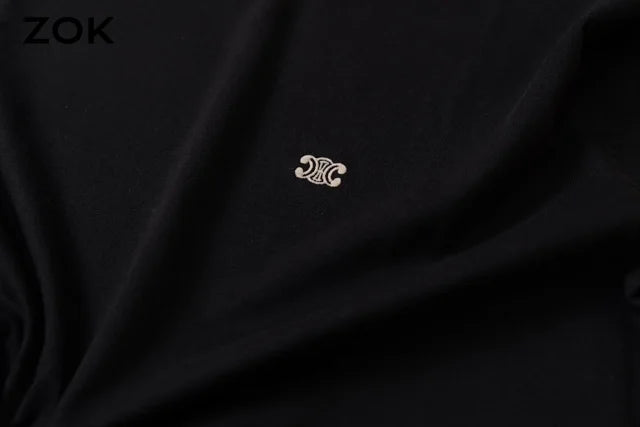 ZOK / 셀린느 반팔티 ,  CEL 개선문 클래식 자수 로고 티셔츠