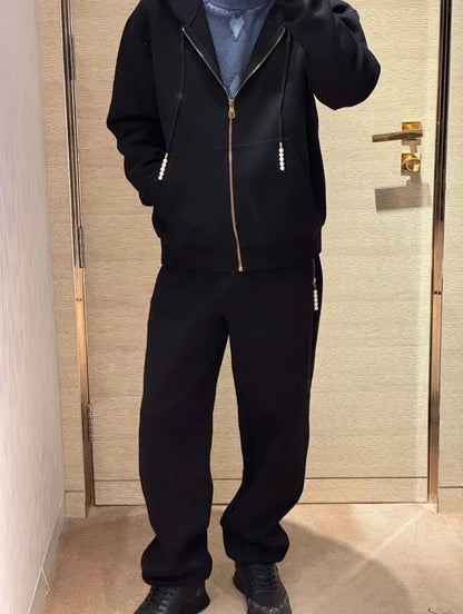 gw /루이비통 남성 자수 비즈 롱 팬츠