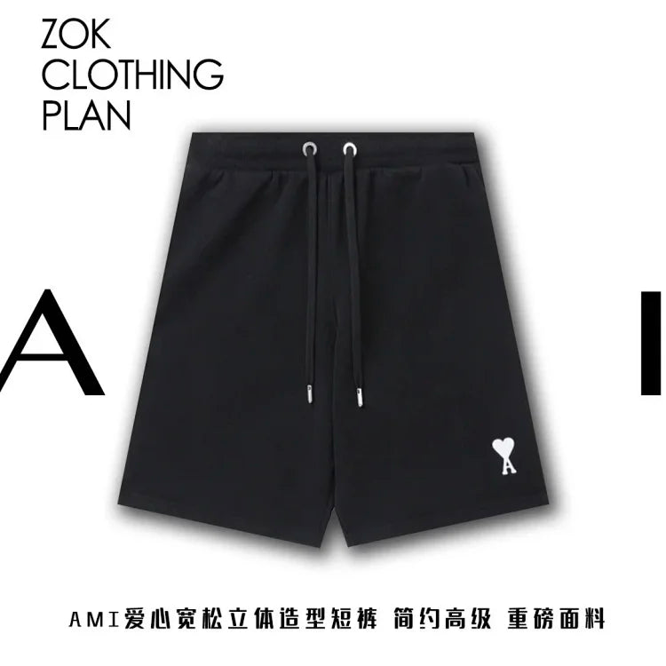 ZOK / 로에베 반팔티 , 로고 자수 차콜그레이