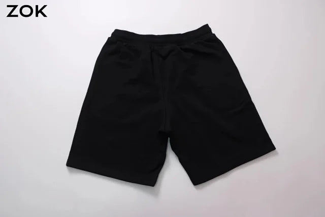 ZOK / 로에베 반팔티 , 로고 자수 차콜그레이