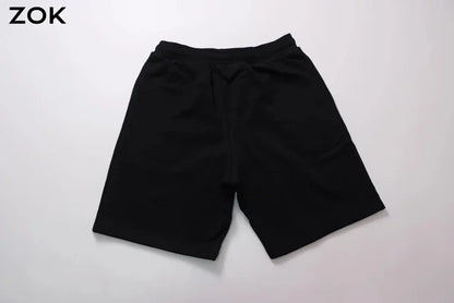 ZOK / 로에베 반팔티 , 로고 자수 차콜그레이