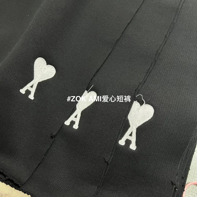 ZOK / 로에베 반팔티 , 로고 자수 차콜그레이
