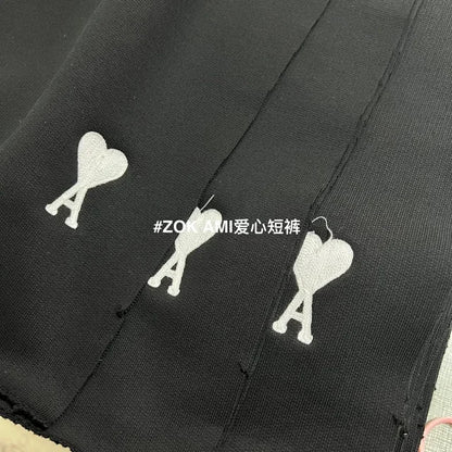 ZOK / 로에베 반팔티 , 로고 자수 차콜그레이