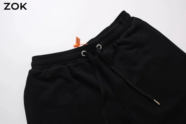 ZOK / 로에베 반팔티 , 로고 자수 차콜그레이