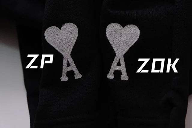 ZOK / 로에베 반팔티 , 로고 자수 차콜그레이