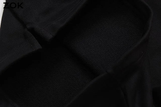 ZOK / 로에베 반팔티 , 로고 자수 차콜그레이