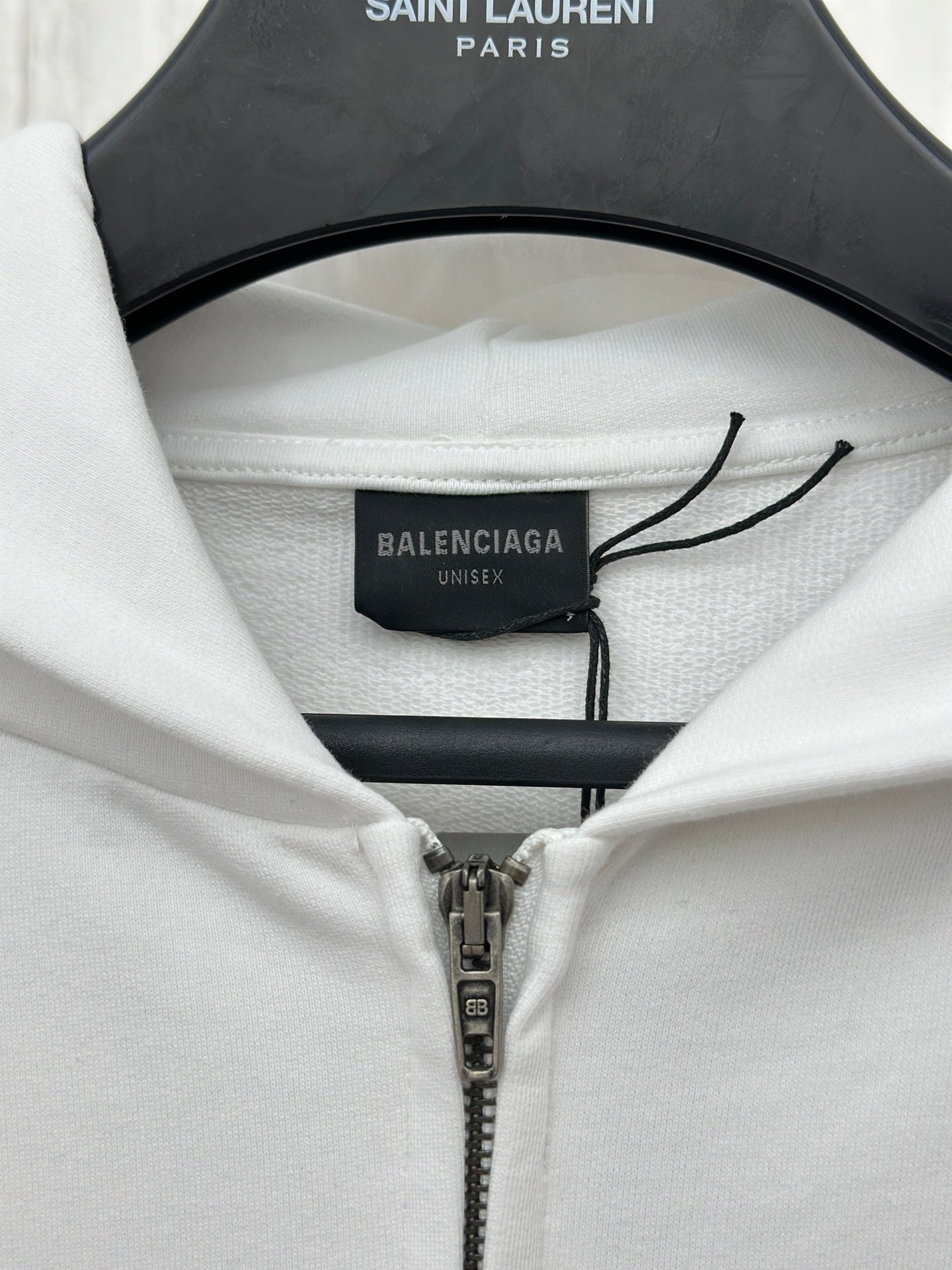 체인2호 / Balenciag*/BLCG 파리24 신제품 PARIS SOCCER HOODIE 미디엄 지퍼 후드 후드