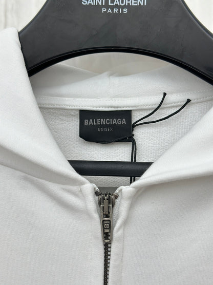 체인2호 / Balenciag*/BLCG 파리24 신제품 PARIS SOCCER HOODIE 미디엄 지퍼 후드 후드