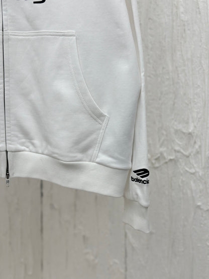 체인2호 / Balenciag*/BLCG 파리24 신제품 PARIS SOCCER HOODIE 미디엄 지퍼 후드 후드