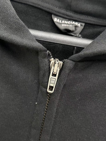 체인2호 / Balenciag*/BLCG 파리24 신제품 PARIS SOCCER HOODIE 미디엄 지퍼 후드 후드
