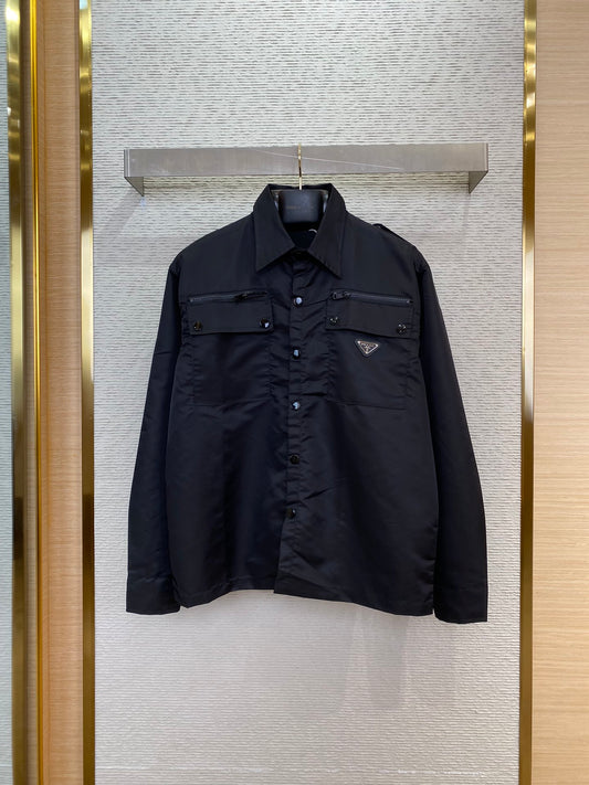 체인2호 / PRADA 프라다 재생 나일론 삼각형 작업복 셔츠