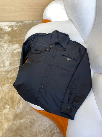 체인2호 / PRADA 프라다 재생 나일론 삼각형 작업복 셔츠