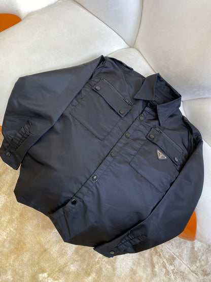체인2호 / PRADA 프라다 재생 나일론 삼각형 작업복 셔츠