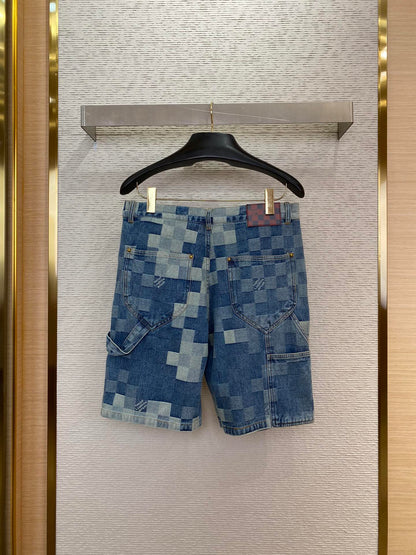 체인2호 / LV 모자이크 데님 팬츠