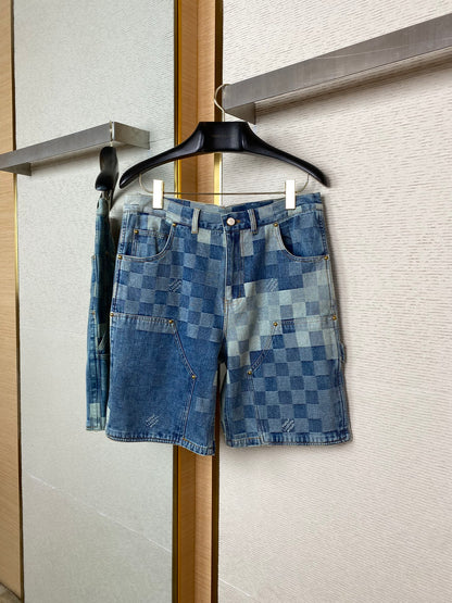 체인2호 / LV 모자이크 데님 팬츠