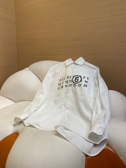 체인2호 / 마르지엘라 프린트 터틀넥 셔츠