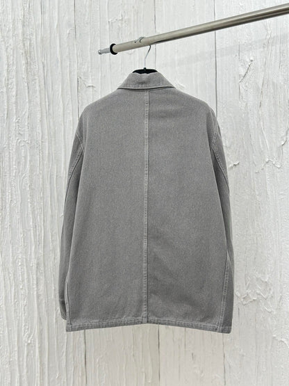 체인2호 /Dio* X Stone/24FW 디올 연명 돌섬 포주머니 캔버스 데님 재킷 셔츠 코트