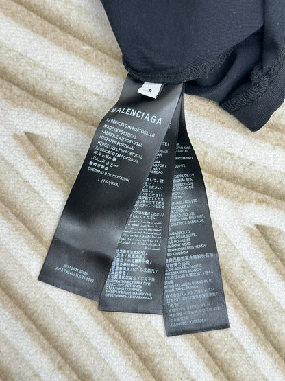 체인2호 /Balenciag*/파리 BLCG24fw 새로운 프린트 손으로 그린 낙서 연마 합색 후드 긴 소매