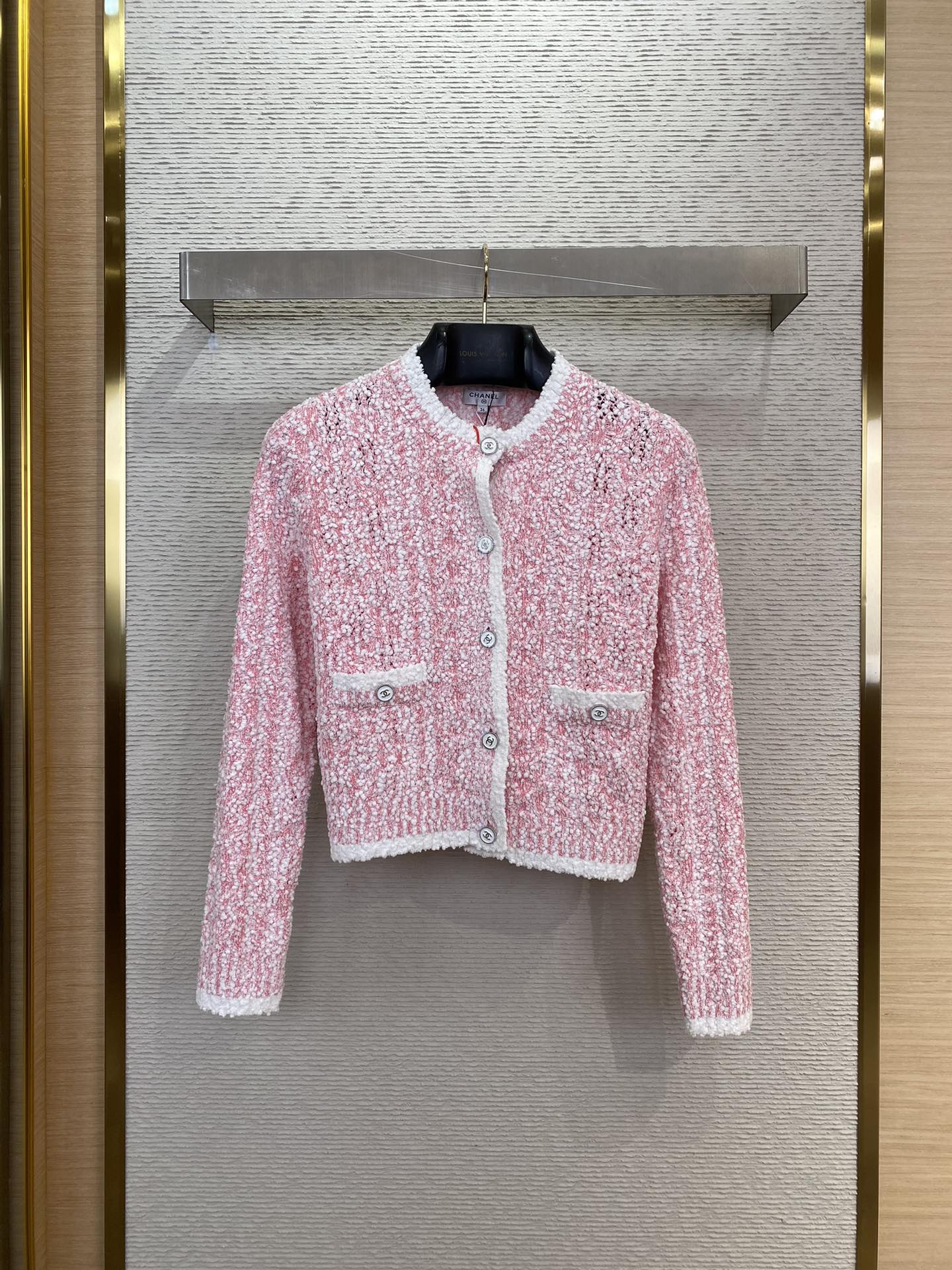 체인2호 /CHANEL 샤넬 자카드 카디건 코트
