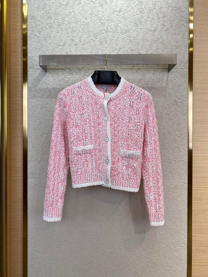 체인2호 /CHANEL 샤넬 자카드 카디건 코트
