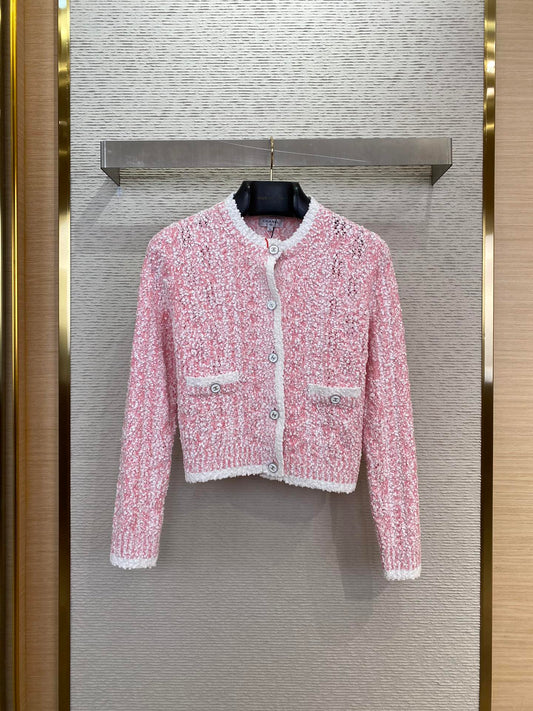 체인2호 /CHANEL 샤넬 자카드 카디건 코트
