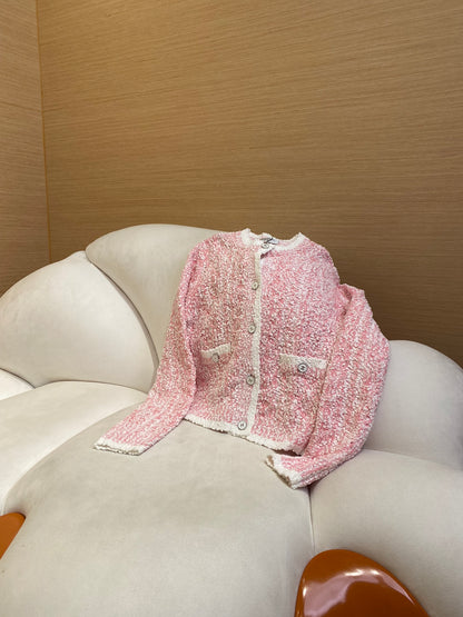 체인2호 /CHANEL 샤넬 자카드 카디건 코트