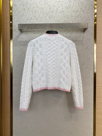 체인2호 /CHANEL 샤넬 자카드 카디건 코트