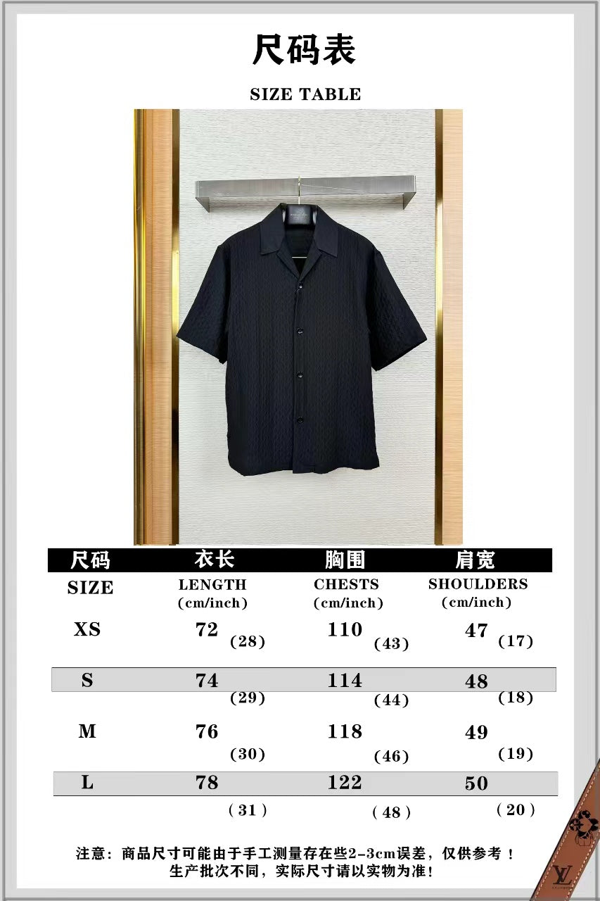 체인2호 / LV 주름 자카드 터틀넥 셔츠