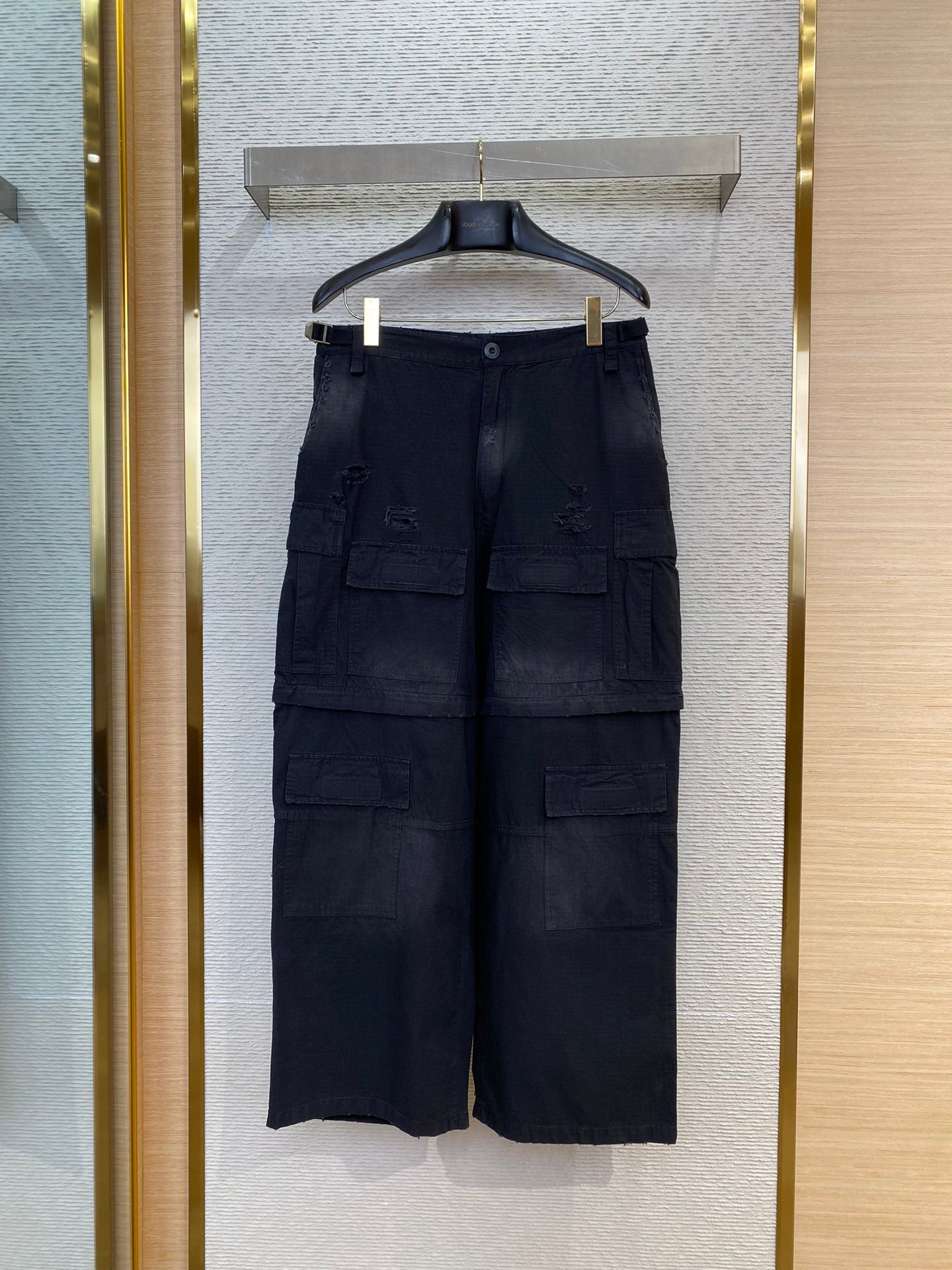 체인2호 / 발렌시아가 조립 작업복 긴 바지