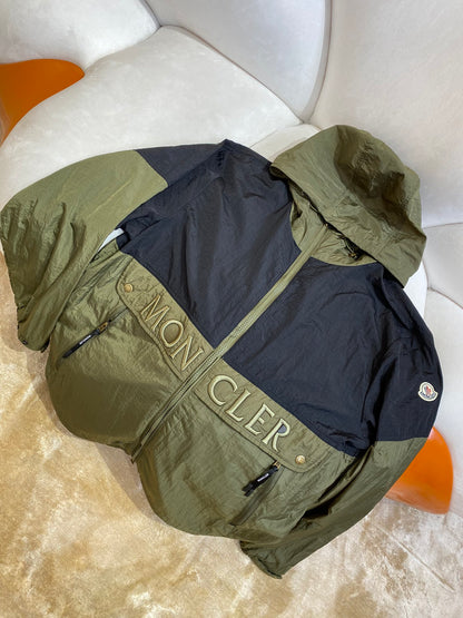 체인2호 / MONCLER 입마개 로고 후드 코트