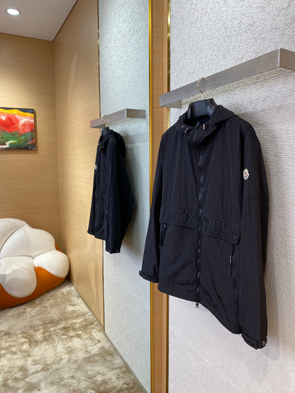 체인2호 /MONCLER 입마개 로고 후드 코트