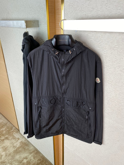 체인2호 /MONCLER 입마개 로고 후드 코트